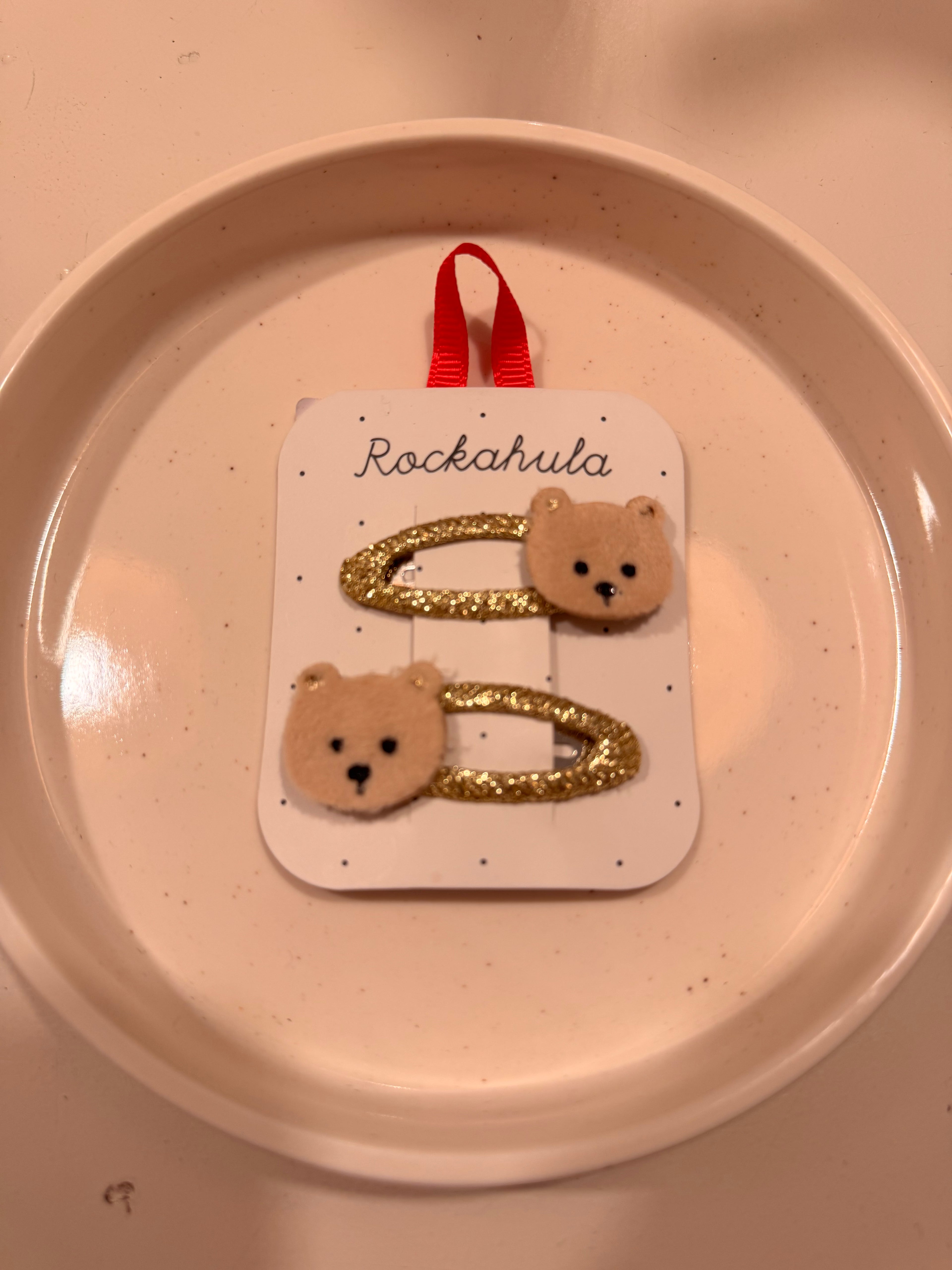 Rockahula Haarspangen Bär