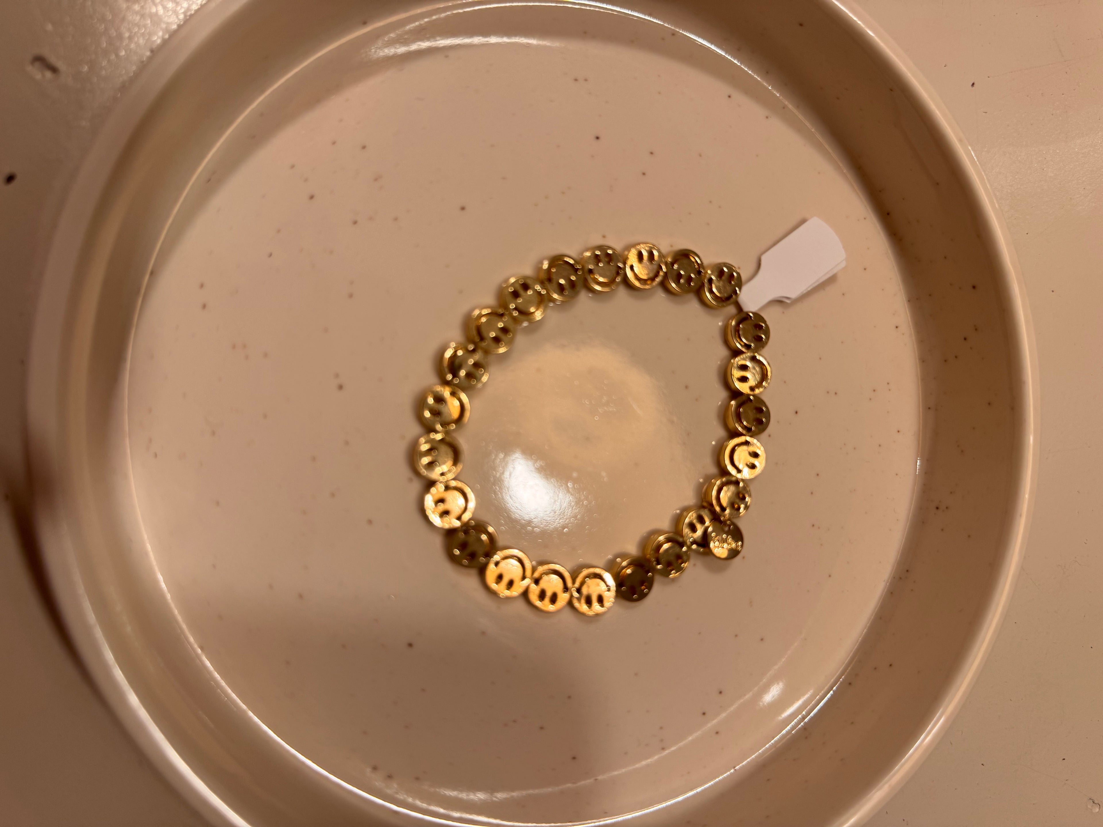 Armband Smiley Gold